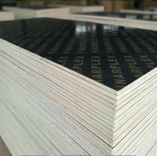 Black film-faced board